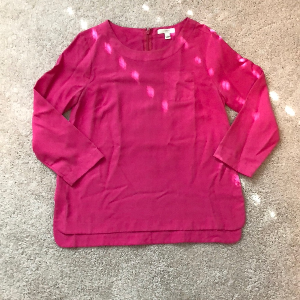 Three quarter length Jcrew blouse